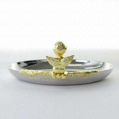 【新品】MIKIMOTOミキモト　アクセサリートレイ　エンジェル　箱付き ミキモト MIKIMOTO 美品 アクセサリートレイ 小物入れ 天使