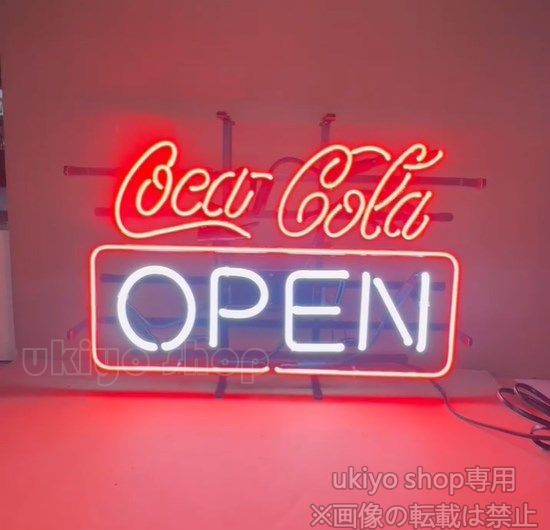 COCA COLA したし コカコーラ ネオン サイン 未使用品 