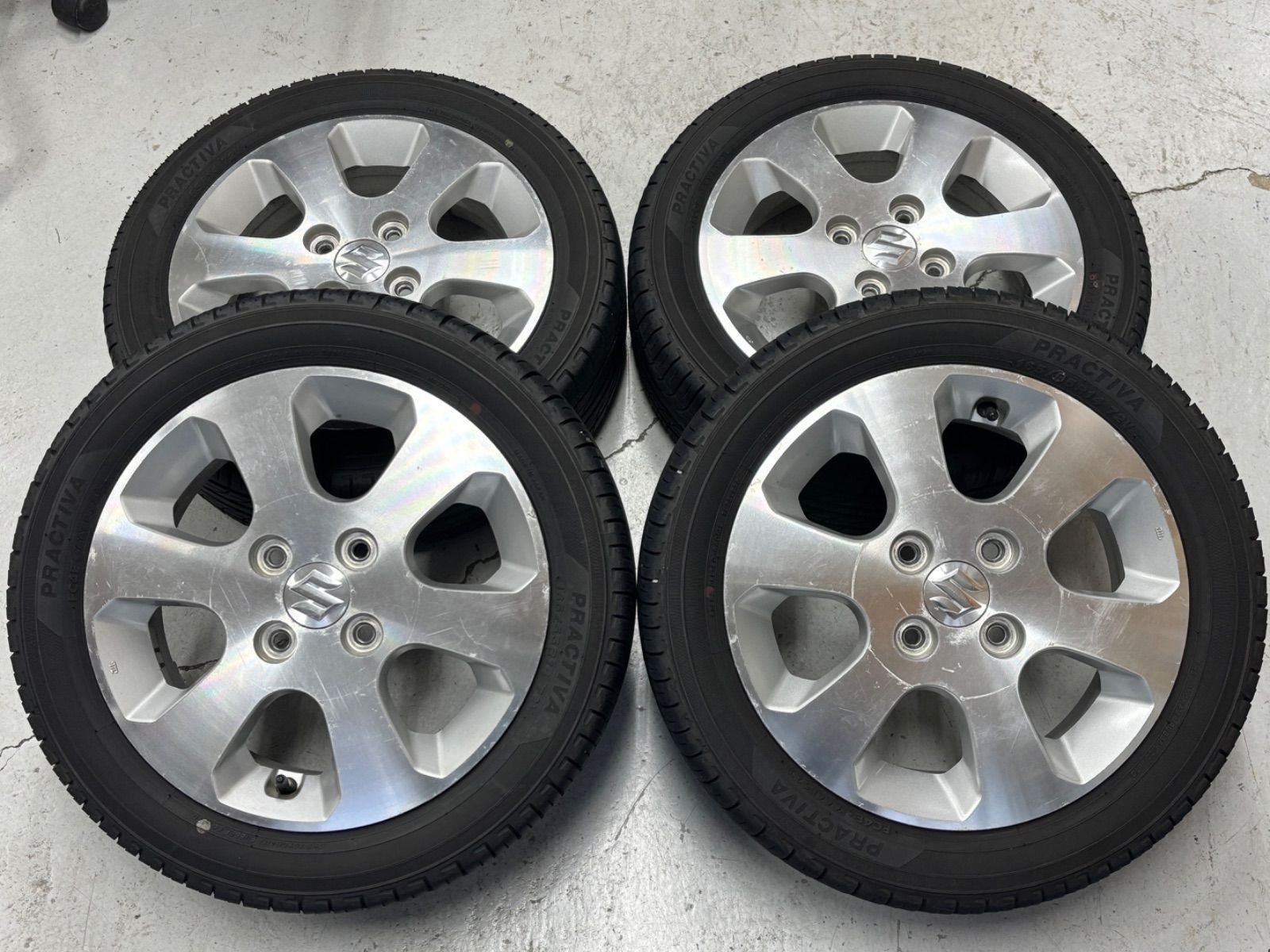 スズキ ワゴンR純正 165 55R14 サマータイヤ PRACTIVA