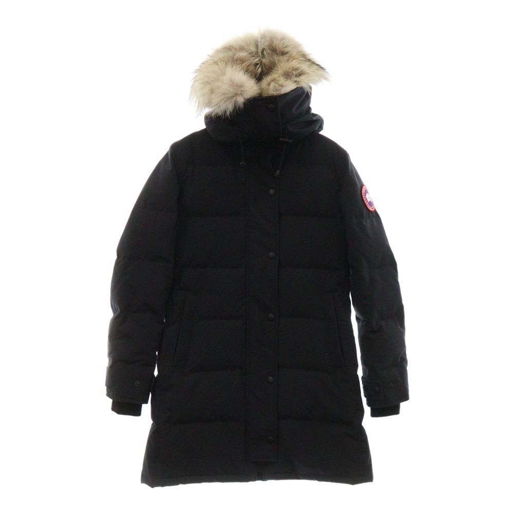 CANADA GOOSE (カナダグース) SHELBURNE PARKA シェルバーン パーカファー・フード付 ダウンコート ブラック レディース  3802LA - メルカリ