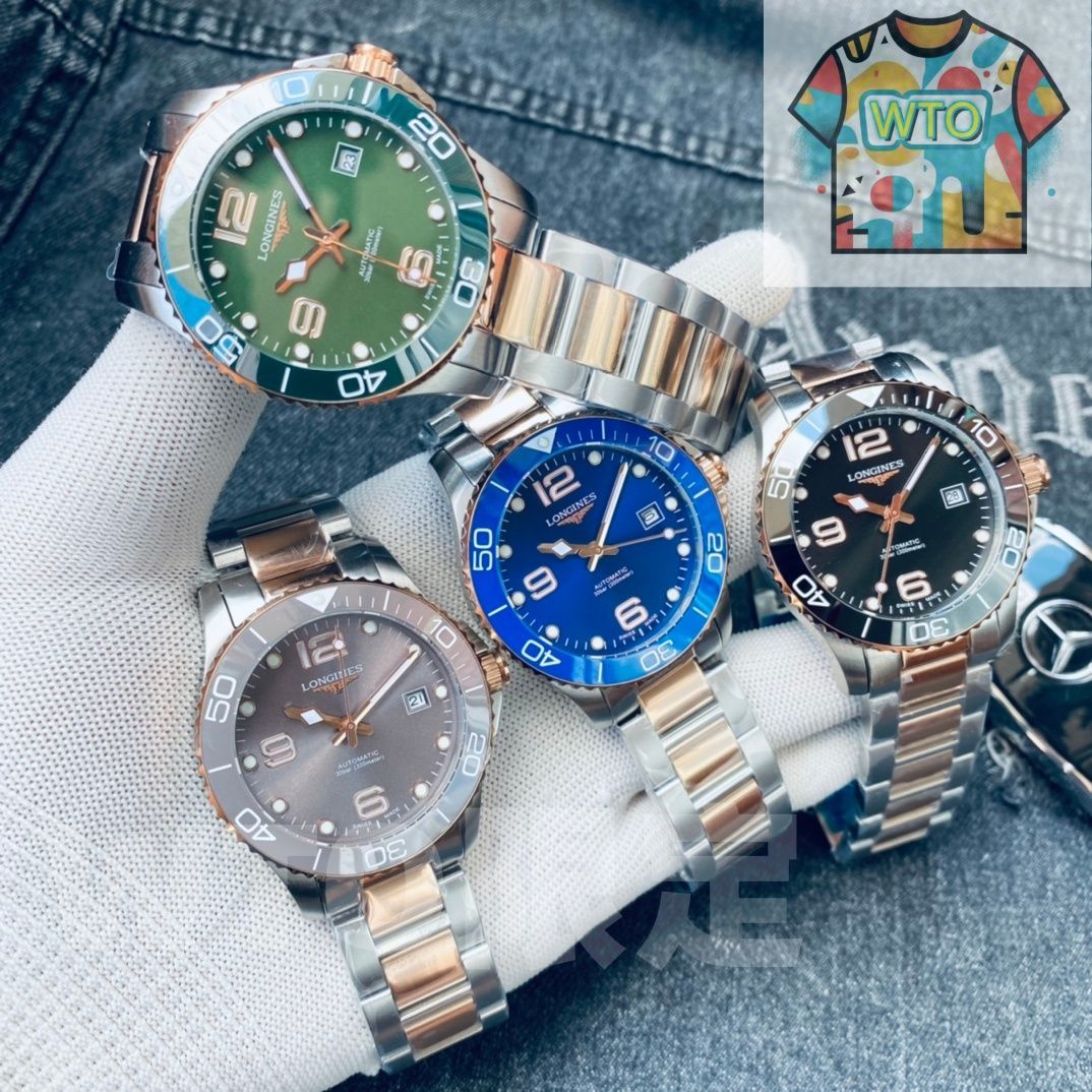 今日WTO】Longines Conquest Steel Watch ロンジン コンクエスト