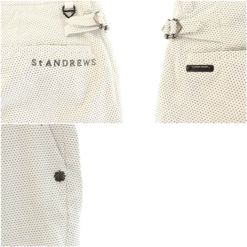 ST ANDREWS ゴルフ　パンツ　LL 白　ホワイト 中古 メンズ セントアンドリュース StANDREWS パンツ L 白