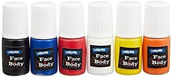 【中古】【非常に良い】デリバン フェイスu0026ボディペイント 4ml ミニボトル 普通色  6色セット 50000724 dwos6rj
