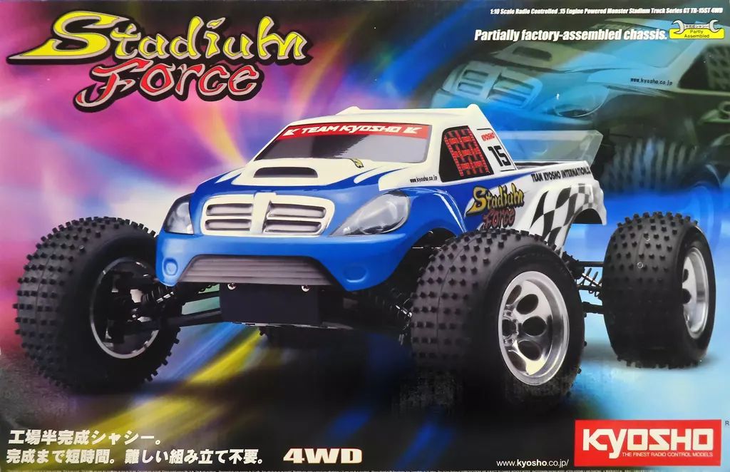 ラジコン TR-15 スタジアムフォース 4WD ST GS15R付 31093GS