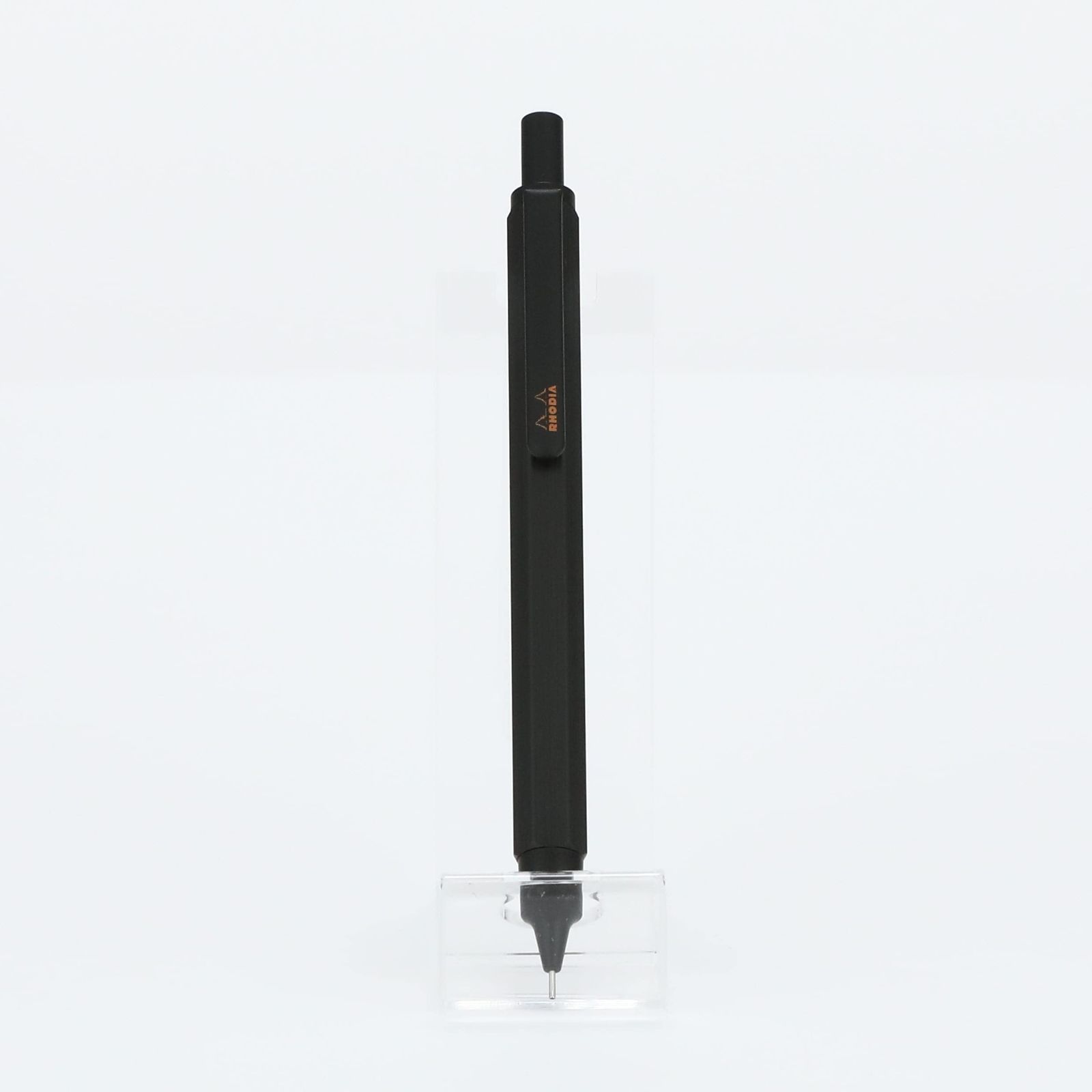  数量 アルミニウムボディ 六角形軸 ヘアライン加工 0 5 mm スクリプト ブラック シャープペン RHODIA SCRIPT ロディア cf 9299 鉛筆 筆記具