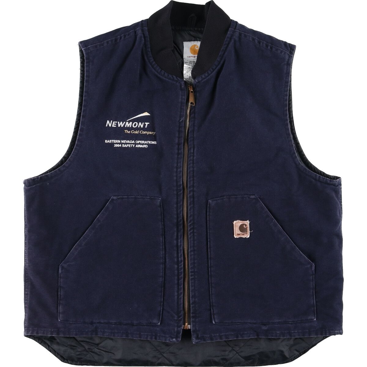 古着 90年代 カーハート Carhartt ダック地ベスト USA製 メンズXXL