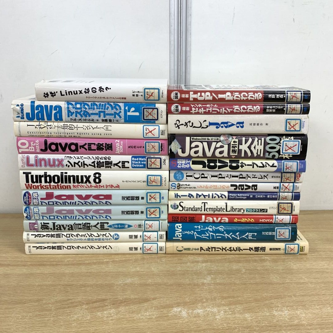 IT系の本　まとめ売り □01)【同梱不可】【除籍本】Javaなどプログラミングの本 まとめ