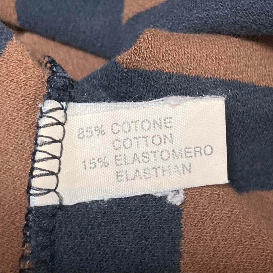 訳あり】FENDI フェンディ パイル地 ストライプ ペカン柄 T