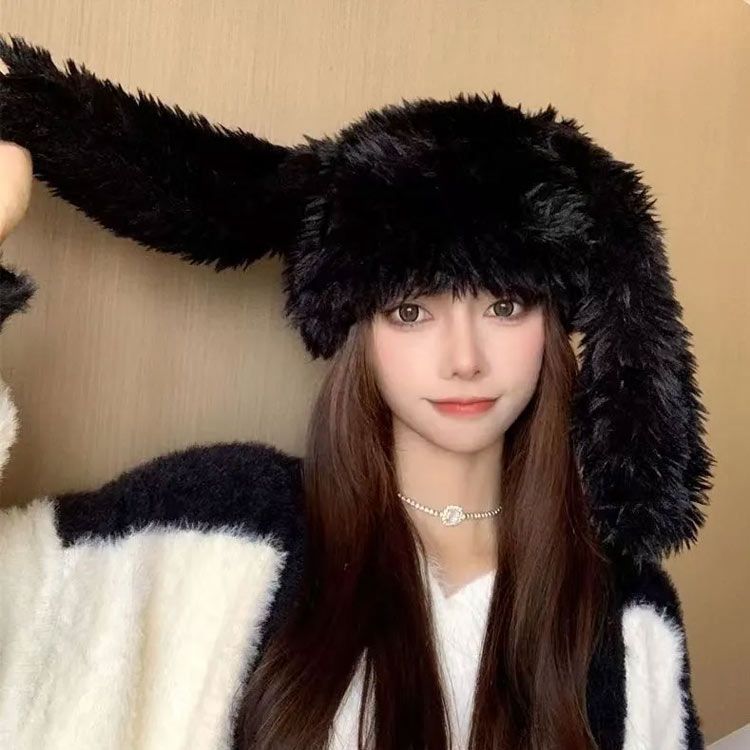 うさ耳 帽子 フード もこもこ 可愛い 裏起毛 暖かい コスプレ うさ耳 帽子 フード もこもこ 可愛い 裏起毛 暖かい コスプレ