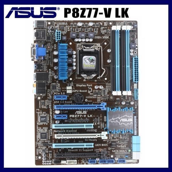 ASUS P8Z77-V Intel Z77 LGA 1155 (Socket H2) ATX