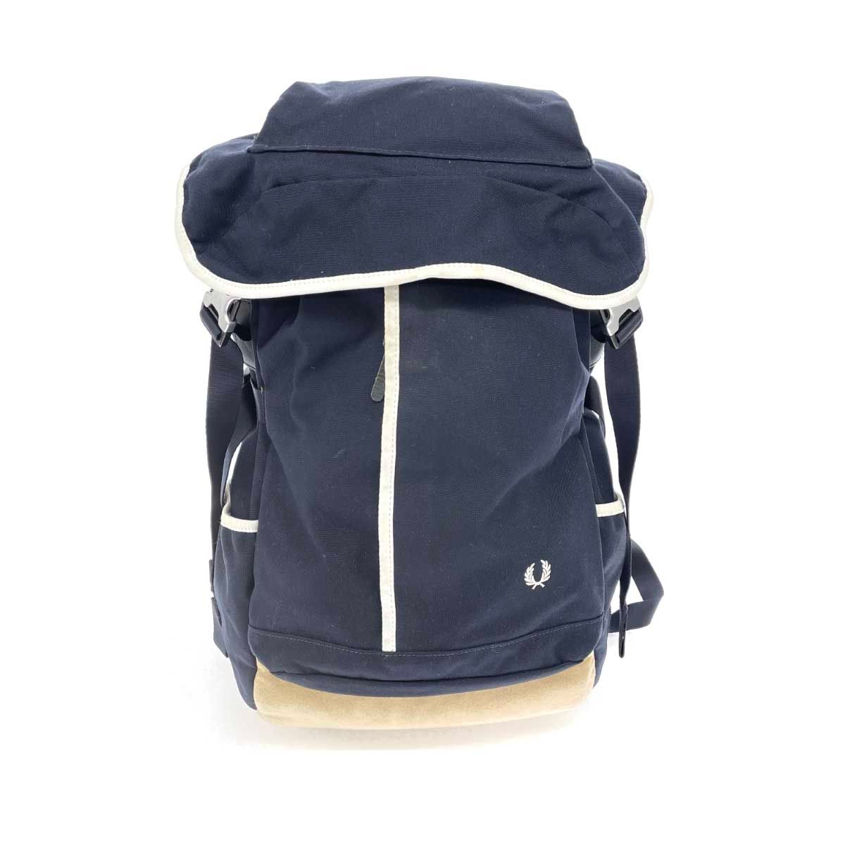 FRED PERRY フレッドペリー リュックサック ネイビー ナイロン 