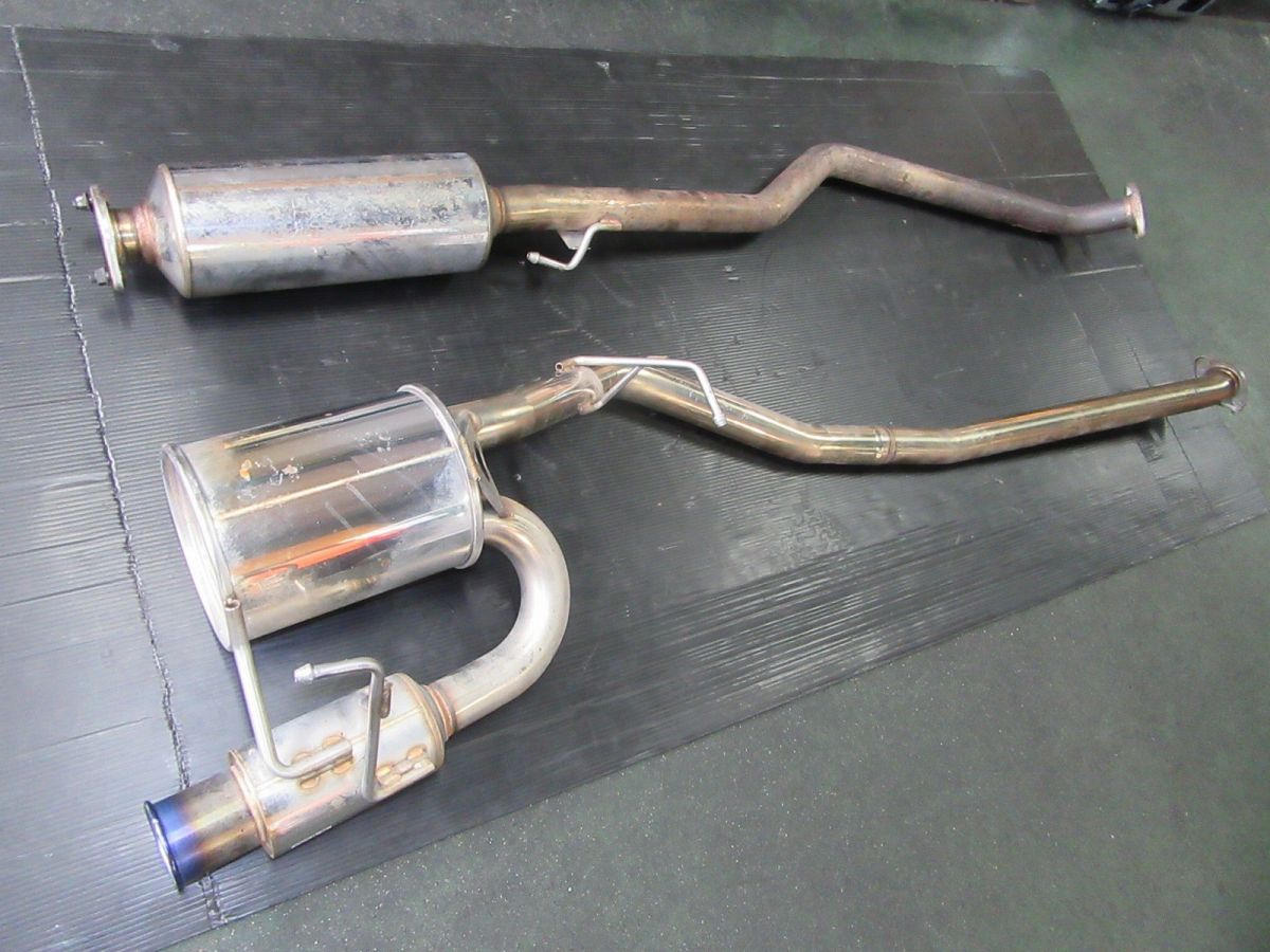 ホンダ FTR223 100φ SUS 2曲げ Type2砲弾マフラー バイク用マフラー