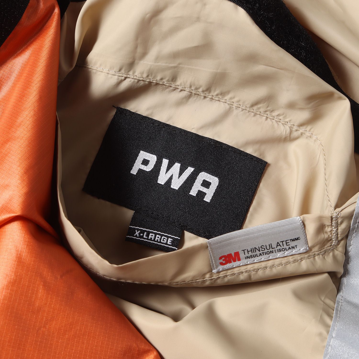 PWA プア 中綿ベスト サイズ:XL 22AW ミステリーボックス リバーシブル 中綿 ベスト MYSTERY BOX ベージュ オレンジ アウター  ブルゾン ジャケット カジュアル ブランド - メルカリ