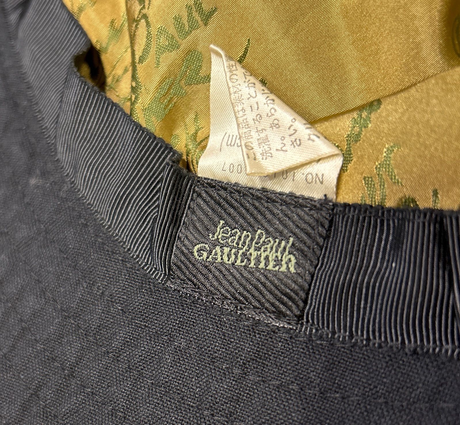 美品　ジャンポール ゴルチエ Gaultier ウール混　ベレー帽　帽子　黒 ジャンポールゴルチエ ファムJean Paul GAULTIER FEMME