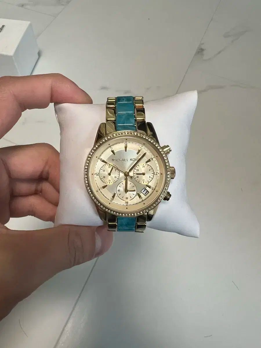 MICHAEL KORS マイケル コース 時計 ターコイズ カーラー