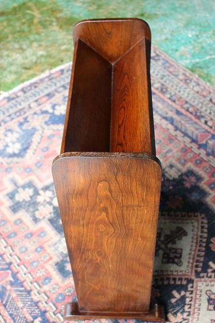 ☆送料無料☆イギリス アンティークマガジンラック 英国製 R-138