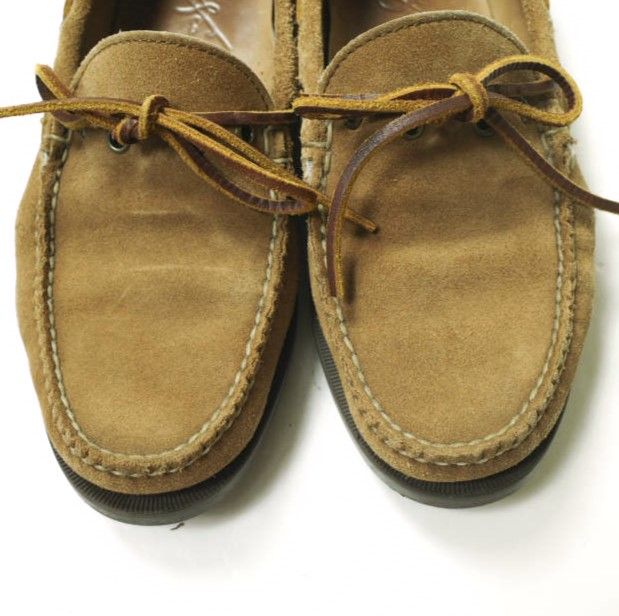 RANCOURT x BEAMS PLUS ランコート ビームスプラス 別注 アメリカ製 Camp Moc Suede キャンプモックスエードモカシン  11-32-0700-336 US8.5D(26.5cm) KHAKI シューズ g17050