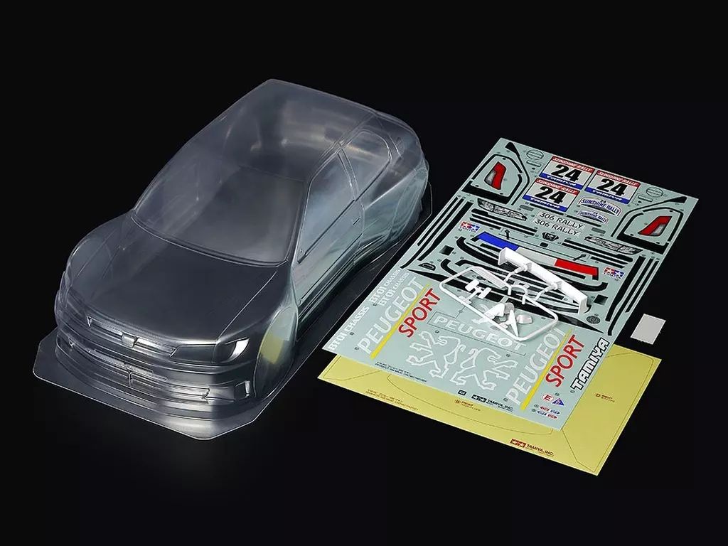 新品】ラジコン 1/10 RC SP.1753 プジョー 306 マキシ スペアボディ