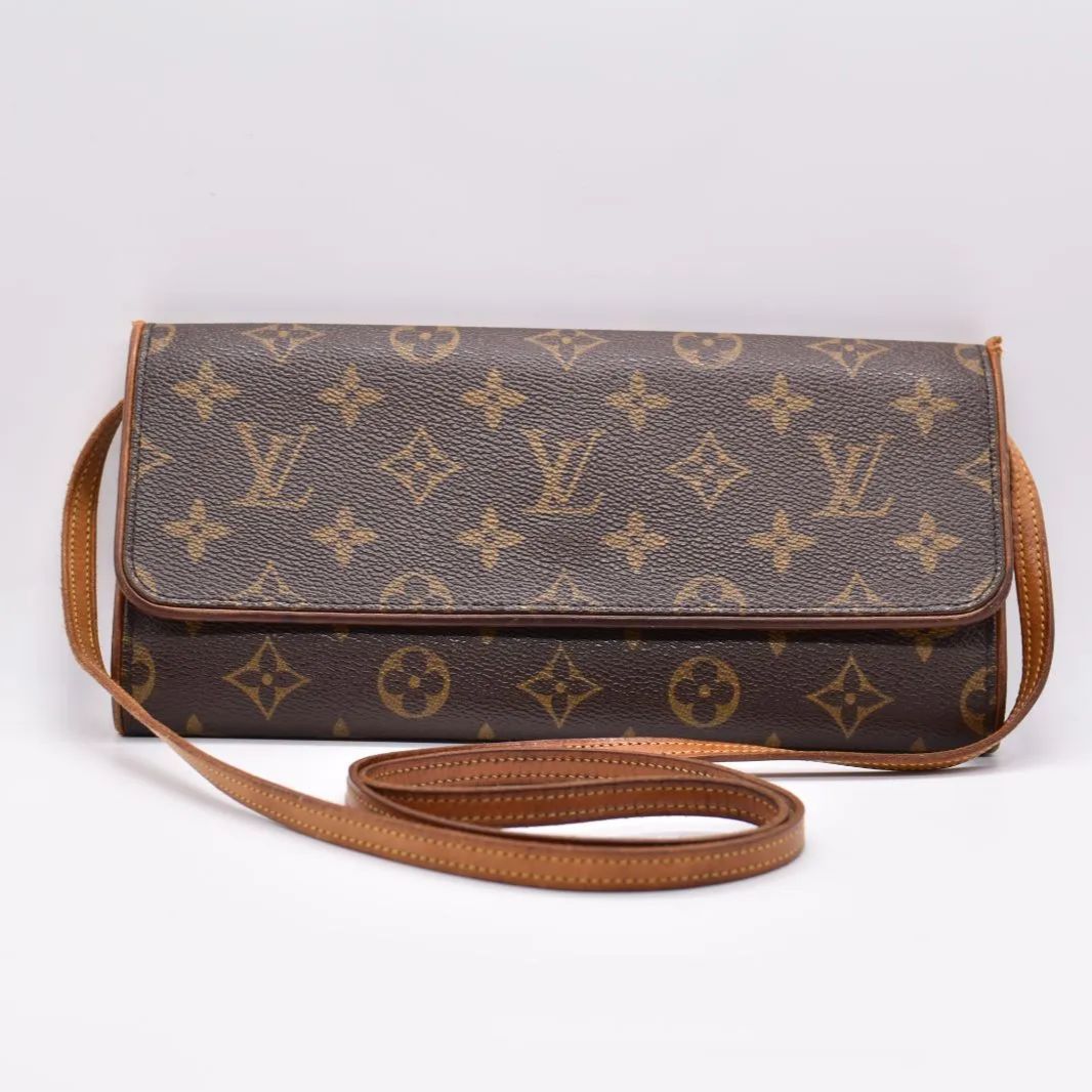 LOUIS VUITTON ルイヴィトン モノグラム ポシェット・ツインGM M51852