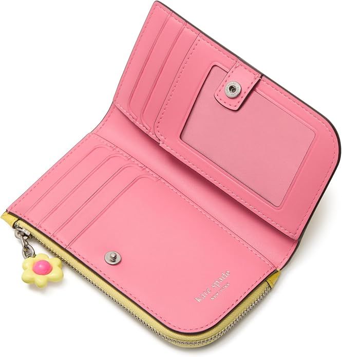 新作kate spade DEVIN SM スリムバイフォールド ウォレット牛革 kate spade new york Devin Small Saffiano Leather Slim Bifold