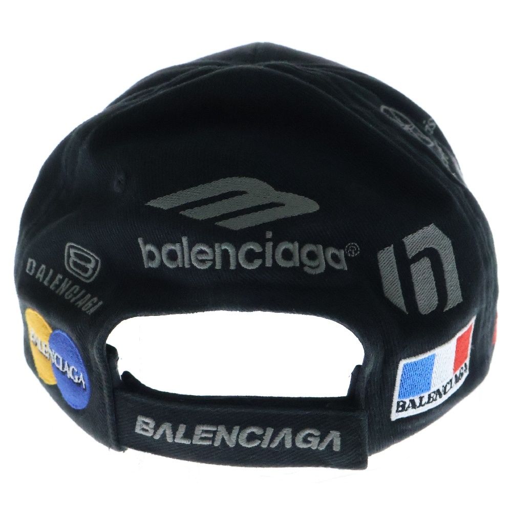 BALENCIAGA (バレンシアガ) HAT RACER CAP 766858 410B2 ロゴ刺繍
