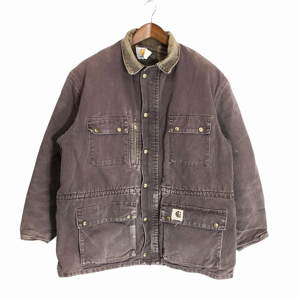 90年代 USA製 Carhartt カーハート ダック ジャケット 防寒