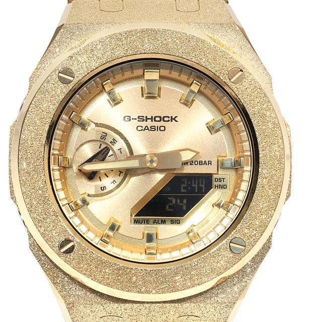 G-SHOCK GA2100gb GARISH フロステッドゴールド メタルカスタム G-SHOCK GA2100gb GARISH フロステッドゴールド メタルカスタム