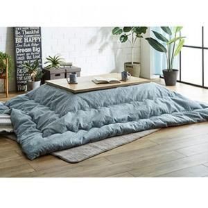 3営業日で発送 イケヒコ こたつ布団 単品 日本製 長方形 無地調 シンプル ナチュラル ネイビー 約200×250cm