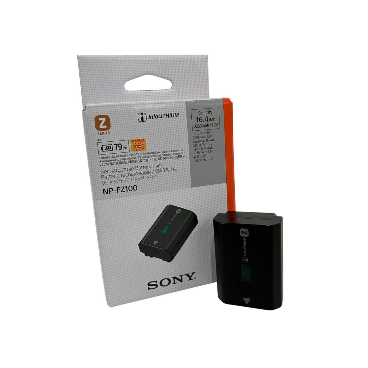SONY NP-FZ100 純正バッテリー カメラ周辺 ソニー 良好 B10002804