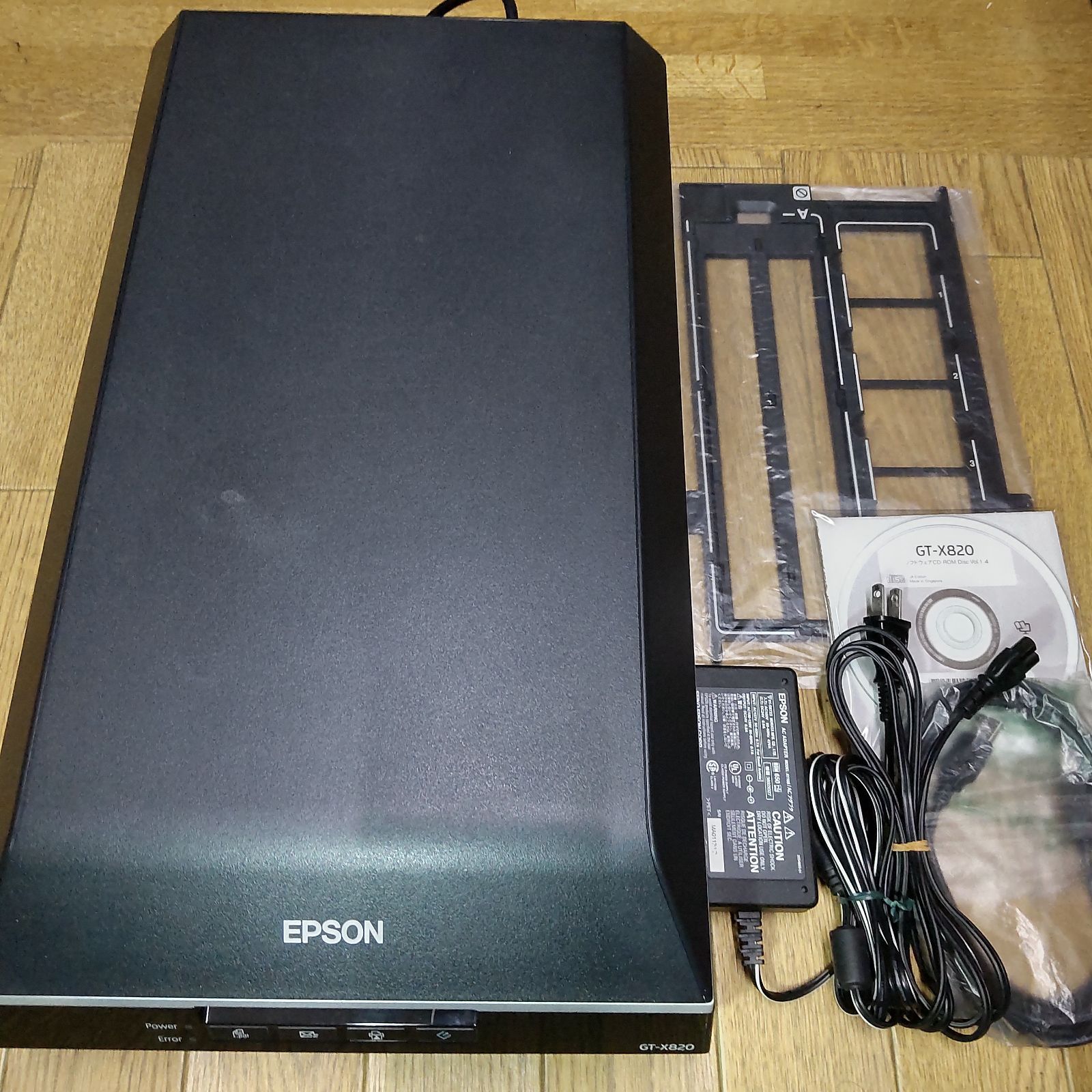 EPSON GT-X820 ネガフィルムスキャン フィルムホルダー付 動作良好-