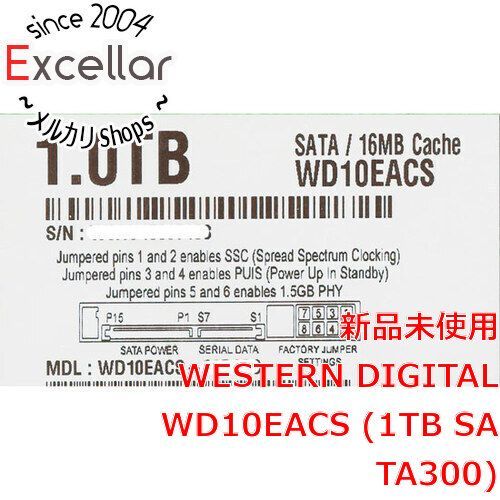 [bn:8] Western Digital製HDD　WD10EACS　1TB SATA300