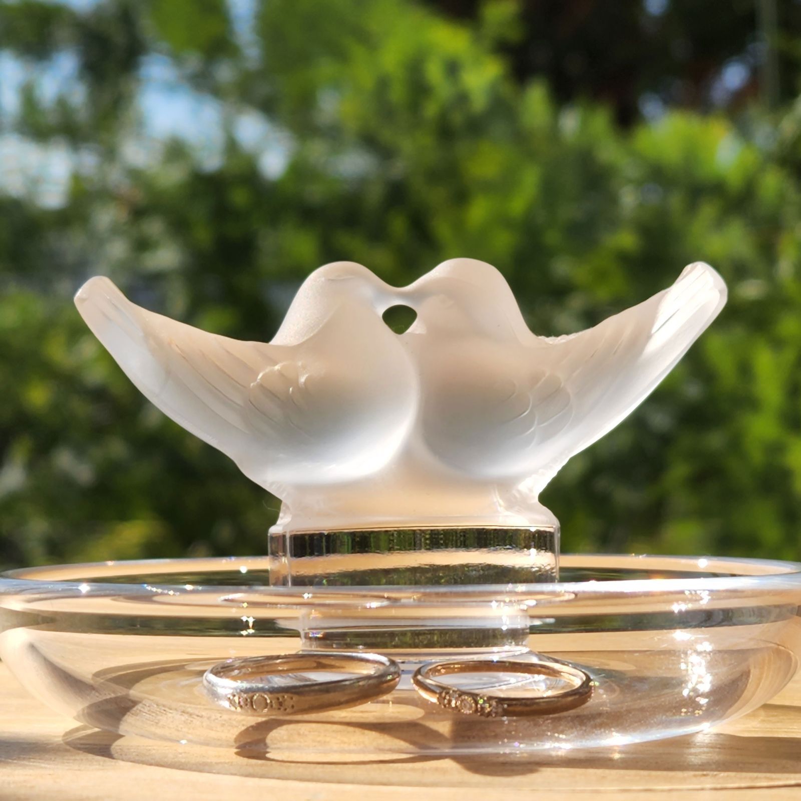 ラリック LALIQUE ドゥコロンブ Deux Colombes リングトレイ 激安通販オンラインショップ】 Lalique/ラリック ”Deux アール