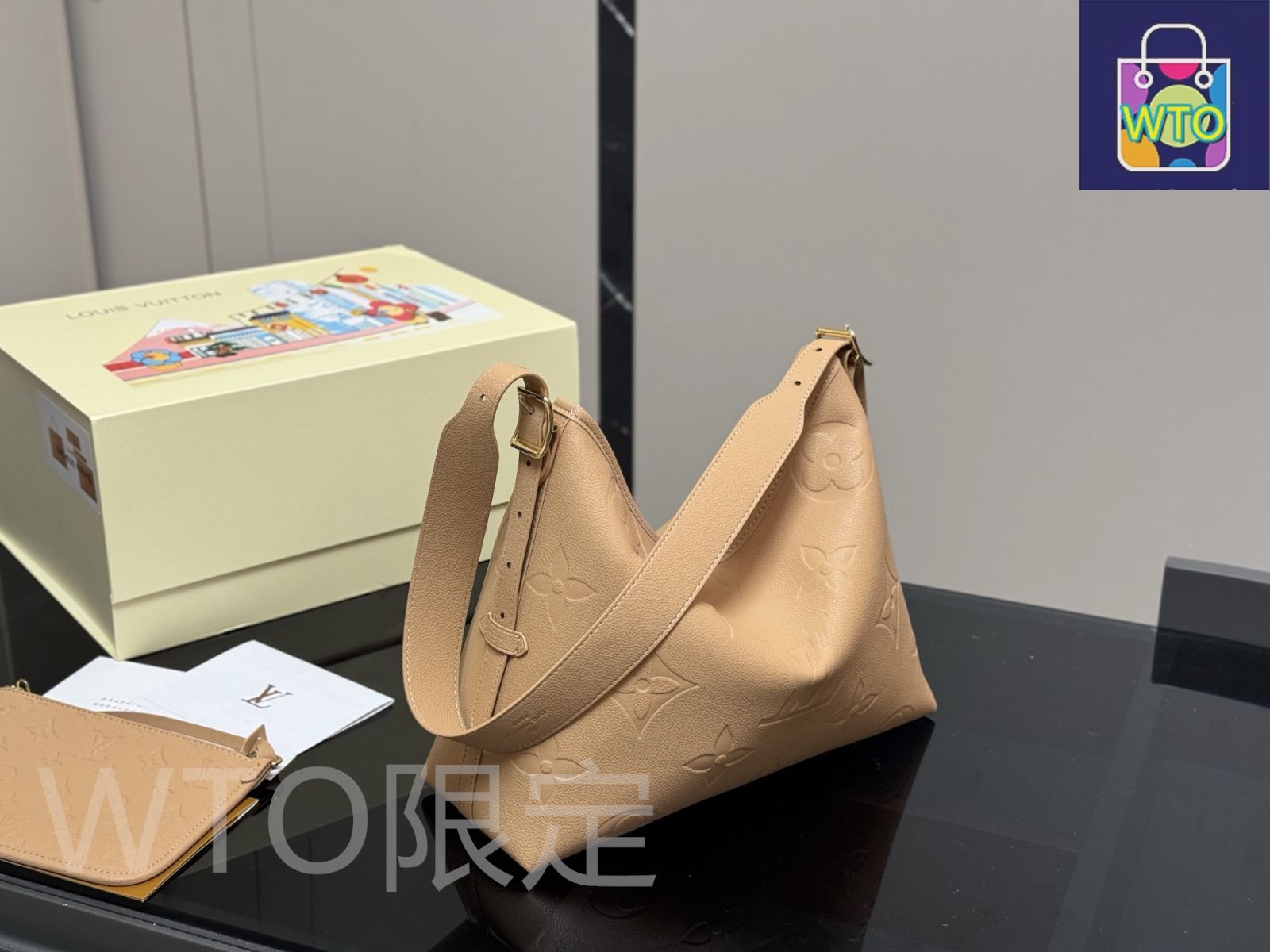 今日特価】Louis Vuitton ルイヴィトン キャリーオール リボン