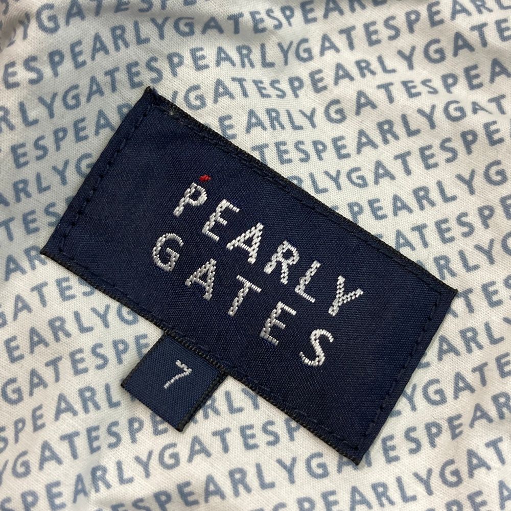 サイズ：7 PEARLY GATES パーリーゲイツ 2024年モデル 起毛 ストレッチパンツ  ネイビー系 [240101479139] ゴルフウェア メンズ ストスト サイズ：7 PEARLY GATES パーリーゲイツ 2024年モデル 起毛