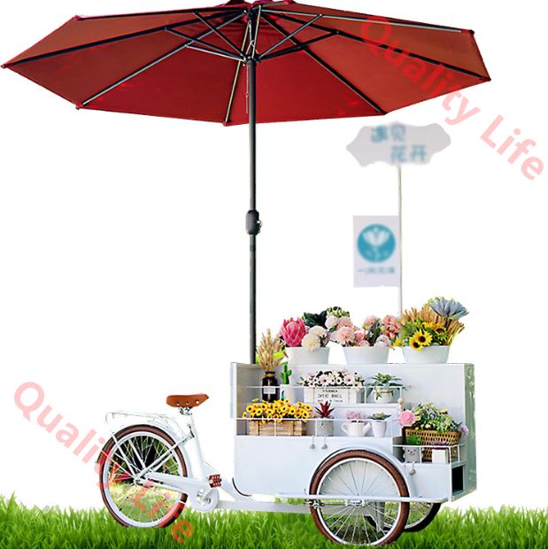 モバイル三輪車ベンダーワゴン