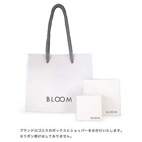 ブルーム] BLOOM K10 ホワイトゴールド キュービックジルコニア ピアス