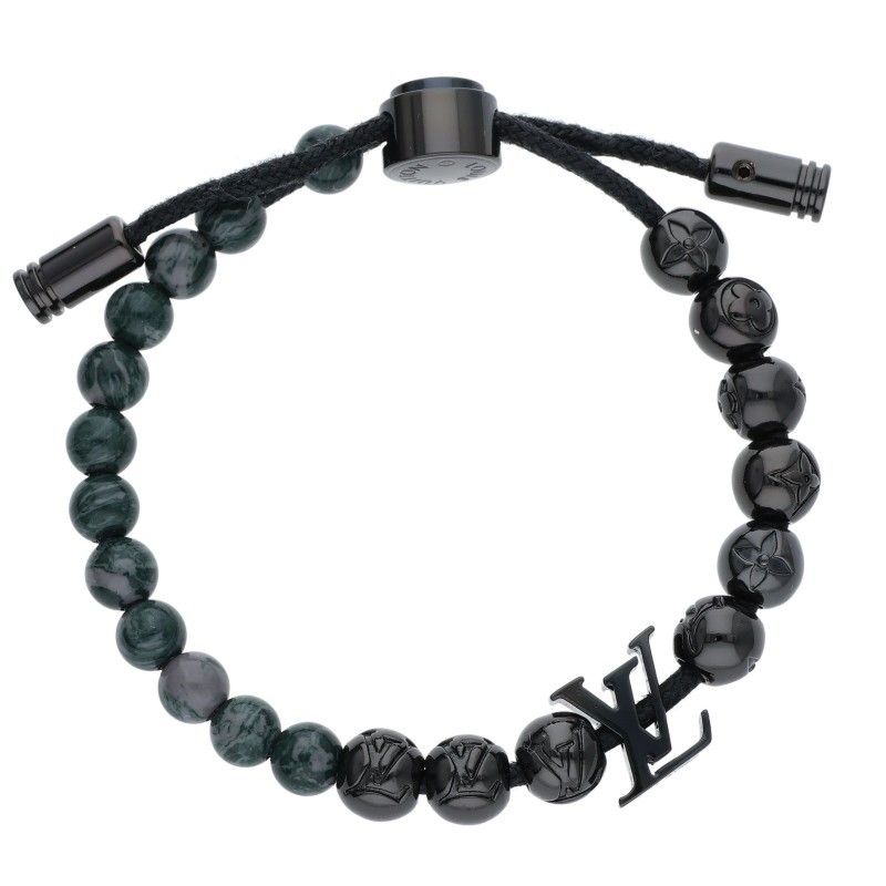 ルイヴィトン M 00511 モノグラムビーズブレスレット メンズ