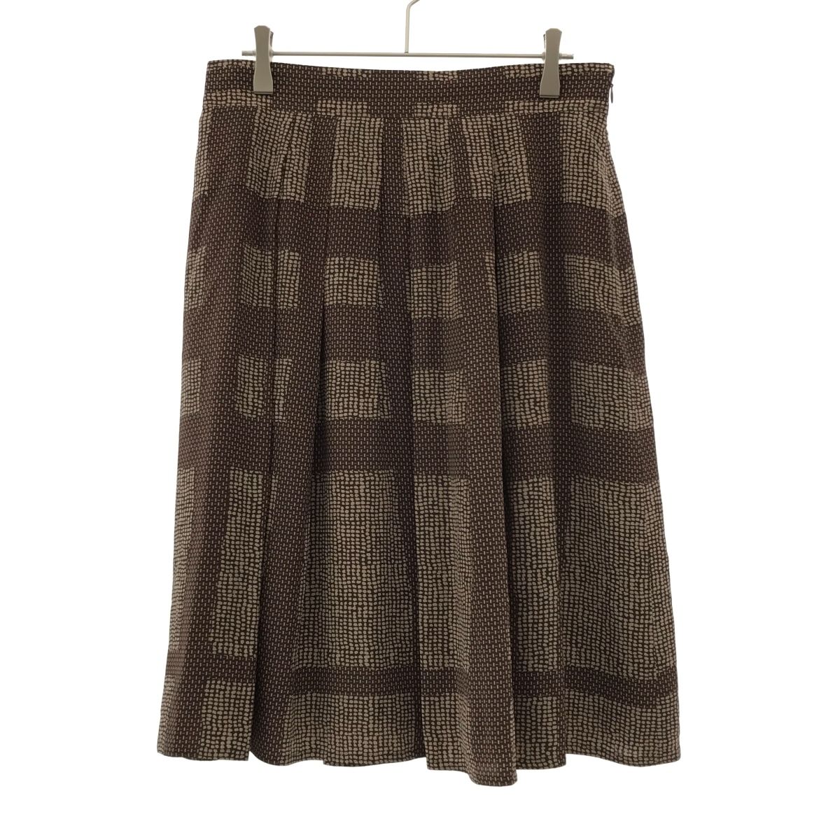 極美品✨　バーバリーロンドン　スカート　シャドーチェック　シルク混　2XL BURBERRY LONDON バーバリーロンドン チェック柄シルクタックスカート