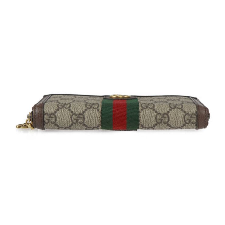 GUCCI グッチ オフィディア 長財布 604149 PVC レザー ベージュ