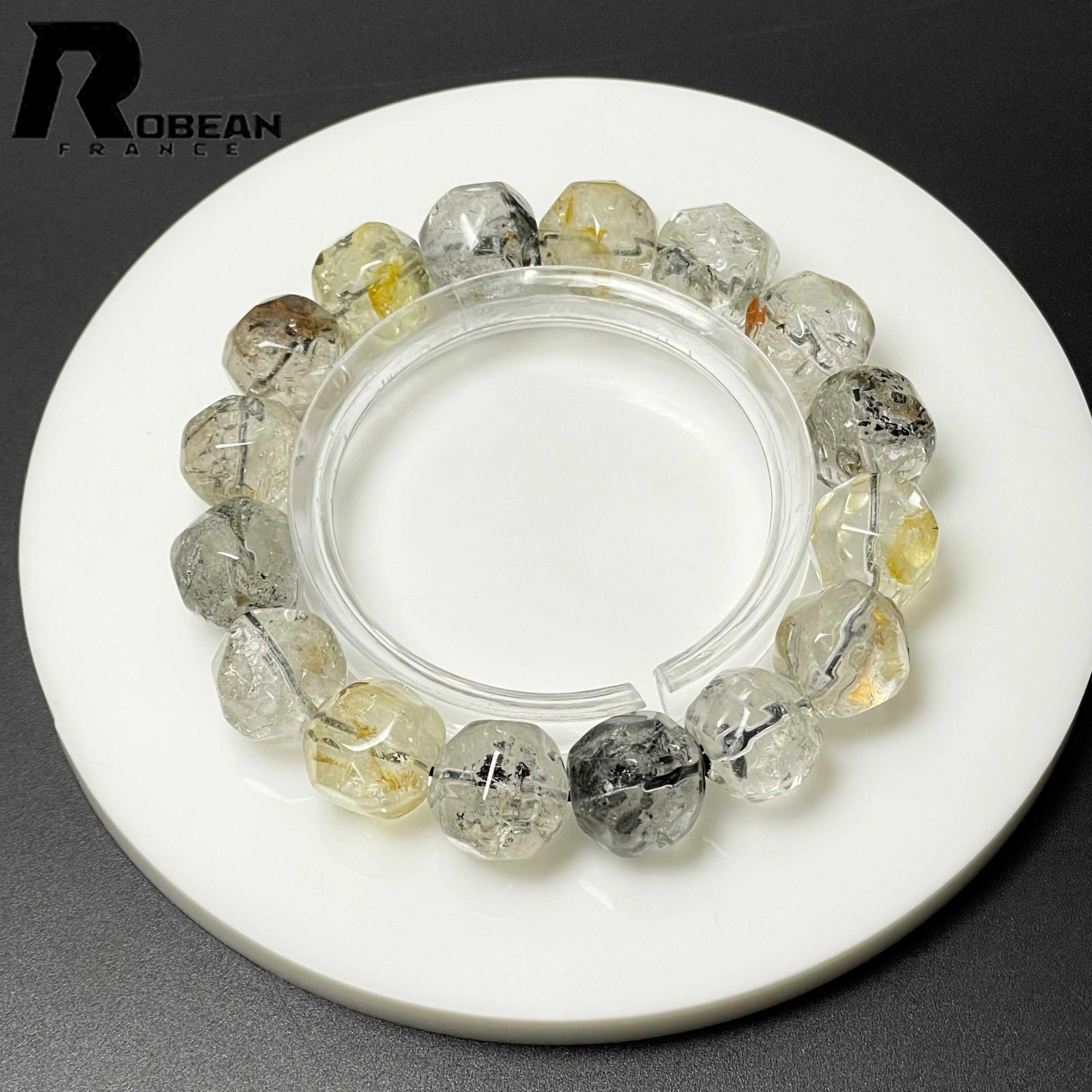 アゼツライト レア H&E社 大型原石 証明書付き 虹 アゼツライト