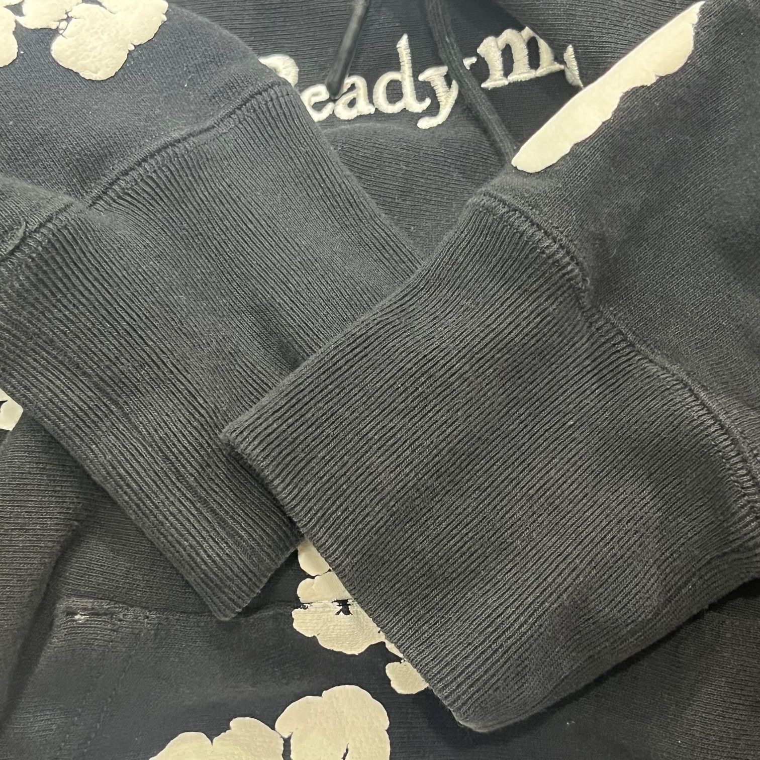 READYMADE DENIM TEARS 22AW Cotton Wreath Hoodie RE-DT-BK-00-00-08 