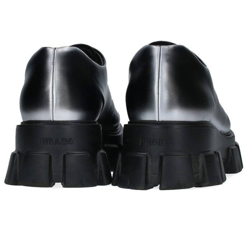 PRADA レザーシューズ Black Toblach leather sneakers | PRADA