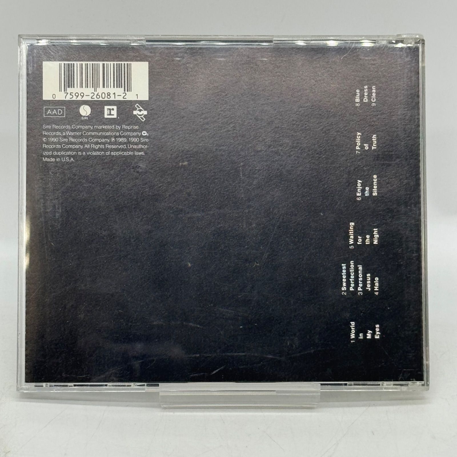 廃盤 CD デペッシュ・モード ヴァイオレーター 完全限定スペシャル・パッケージ 廃盤 CD デペッシュ・モード ヴァイオレーター 完全限定