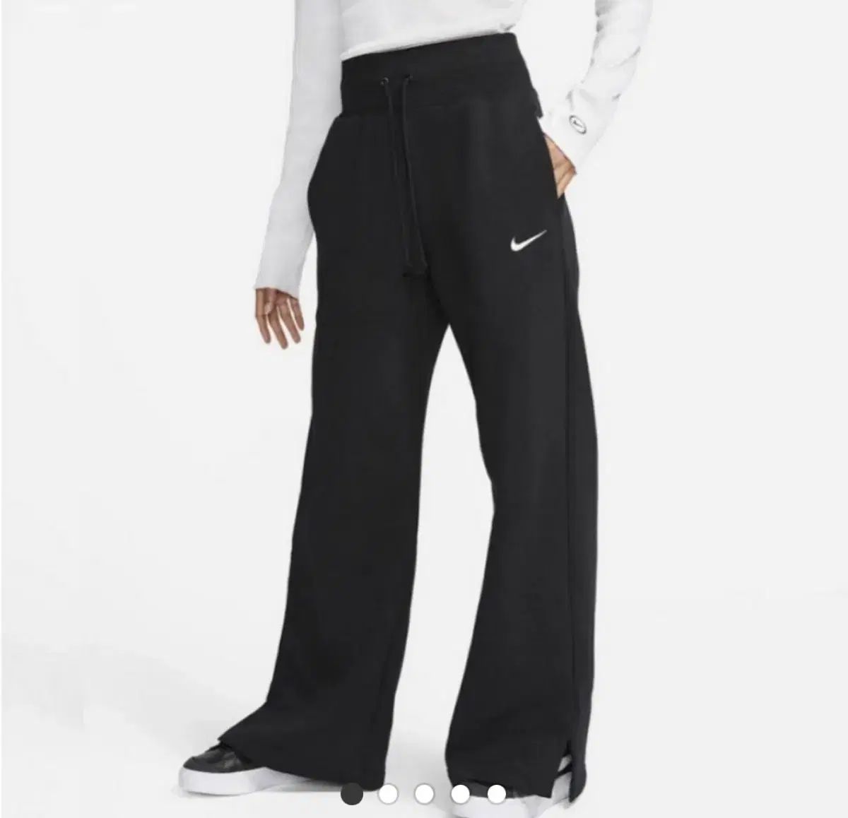 NIKE(ナイキ) ハイウエスト ワイドパンツ s - メルカリ