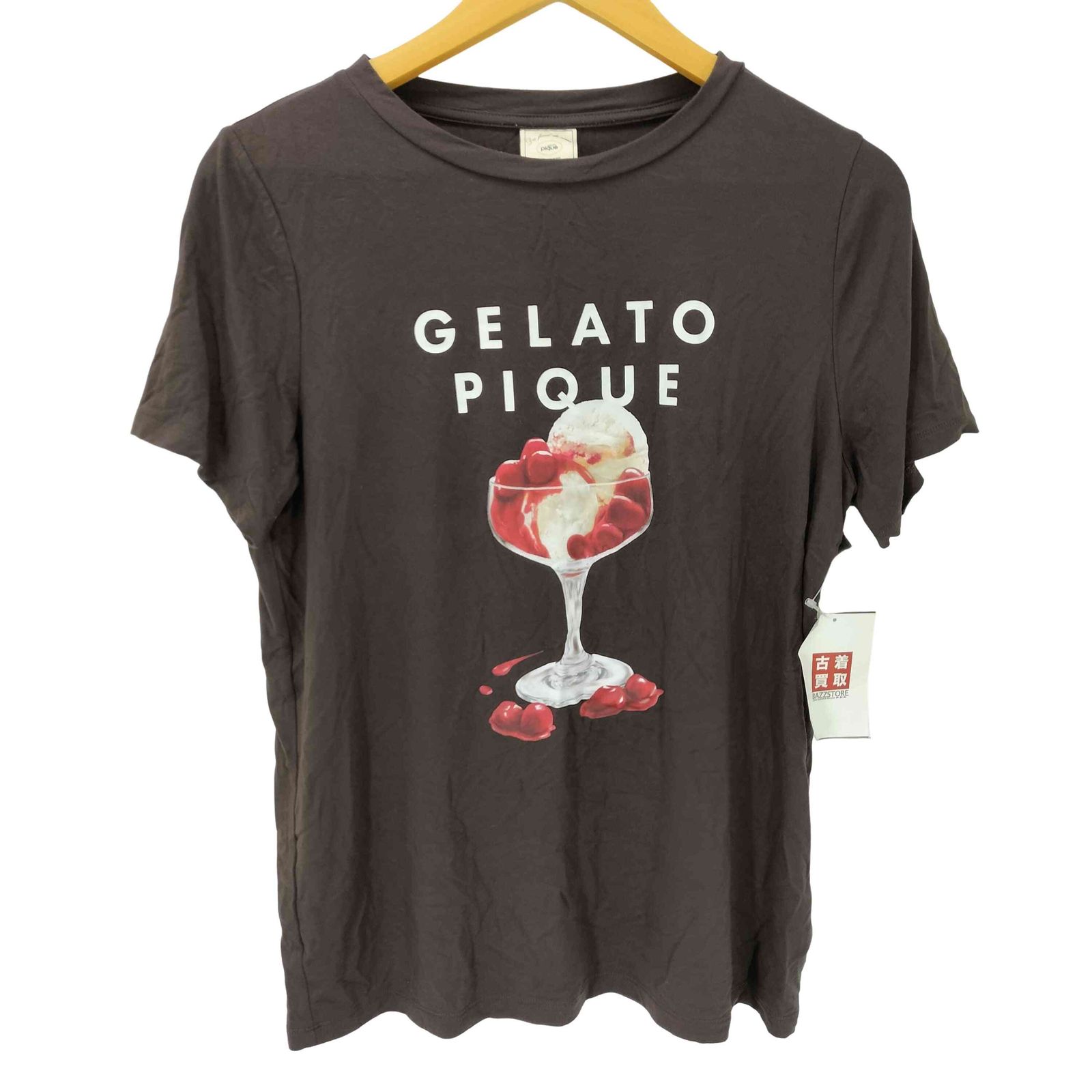ジェラートピケ gelato pique COOLレーヨンデザートロゴTシャツ