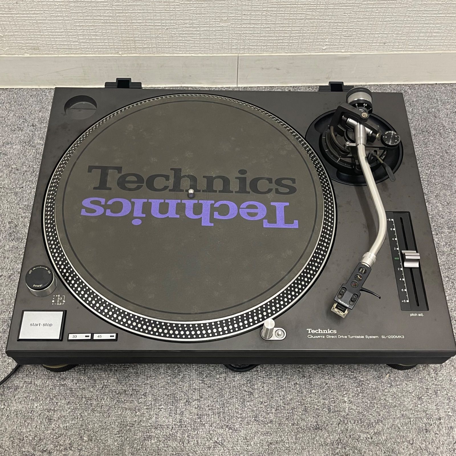 NPA Technics テクニクス ターンテーブル レコードプレーヤー SL-1200MK3