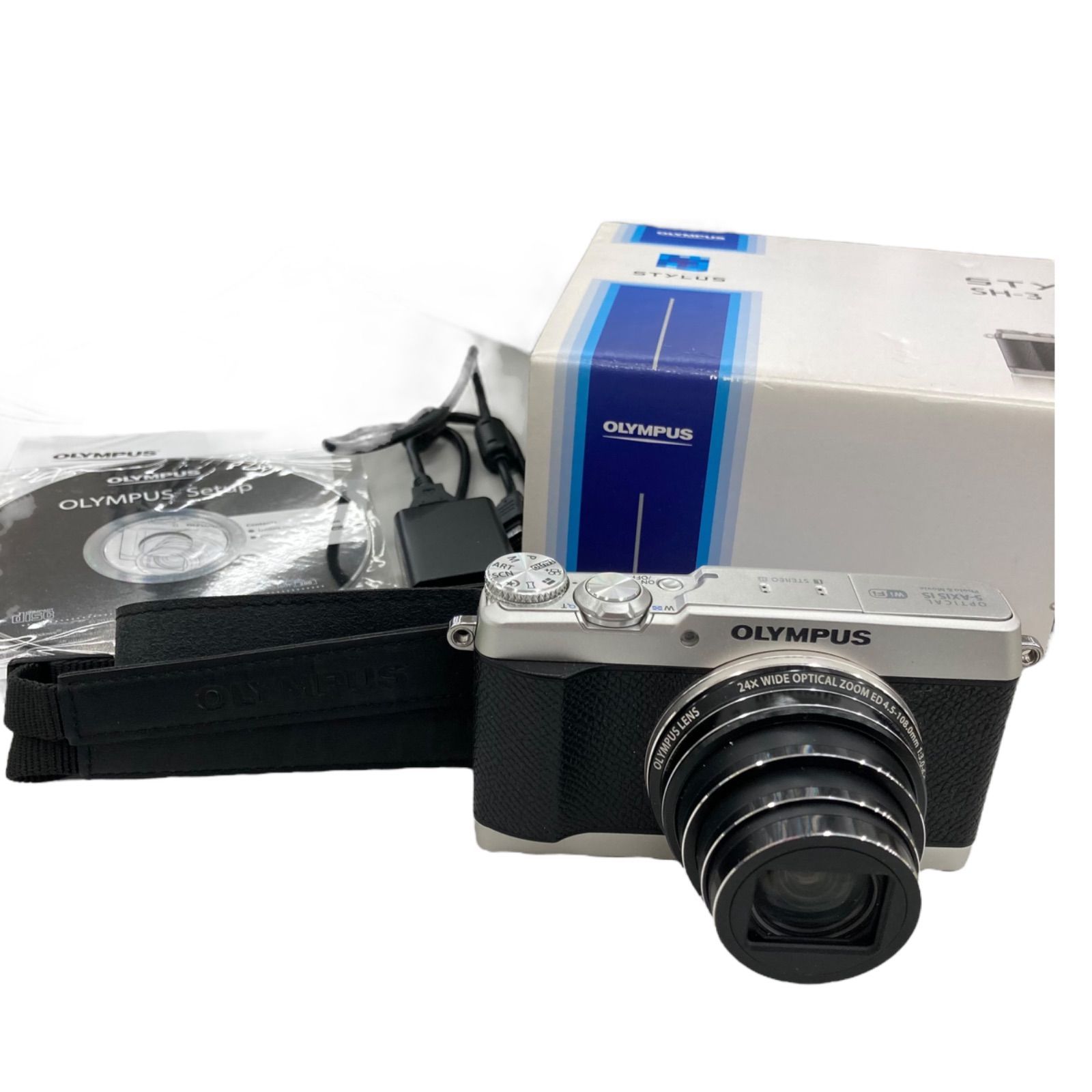 186000 美品 OLYMPUS STYLUS SH-3 シルバー - メルカリ