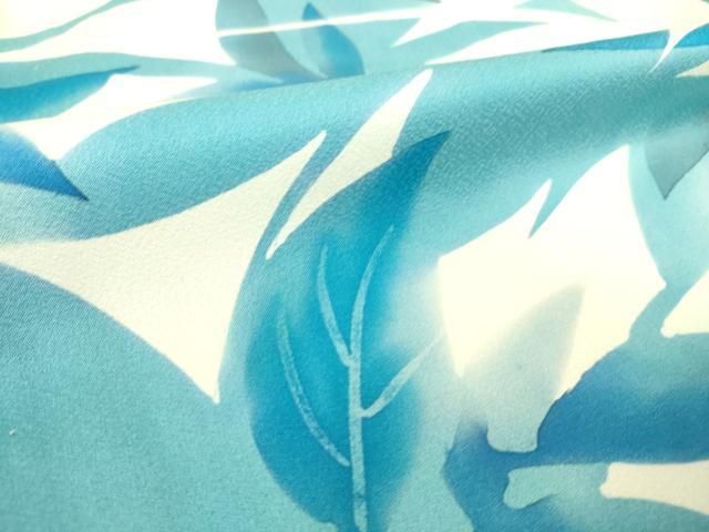 平和屋着物▽上質な小紋 単衣 舞葉文 正絹 逸品 DAAS0286az - メルカリ