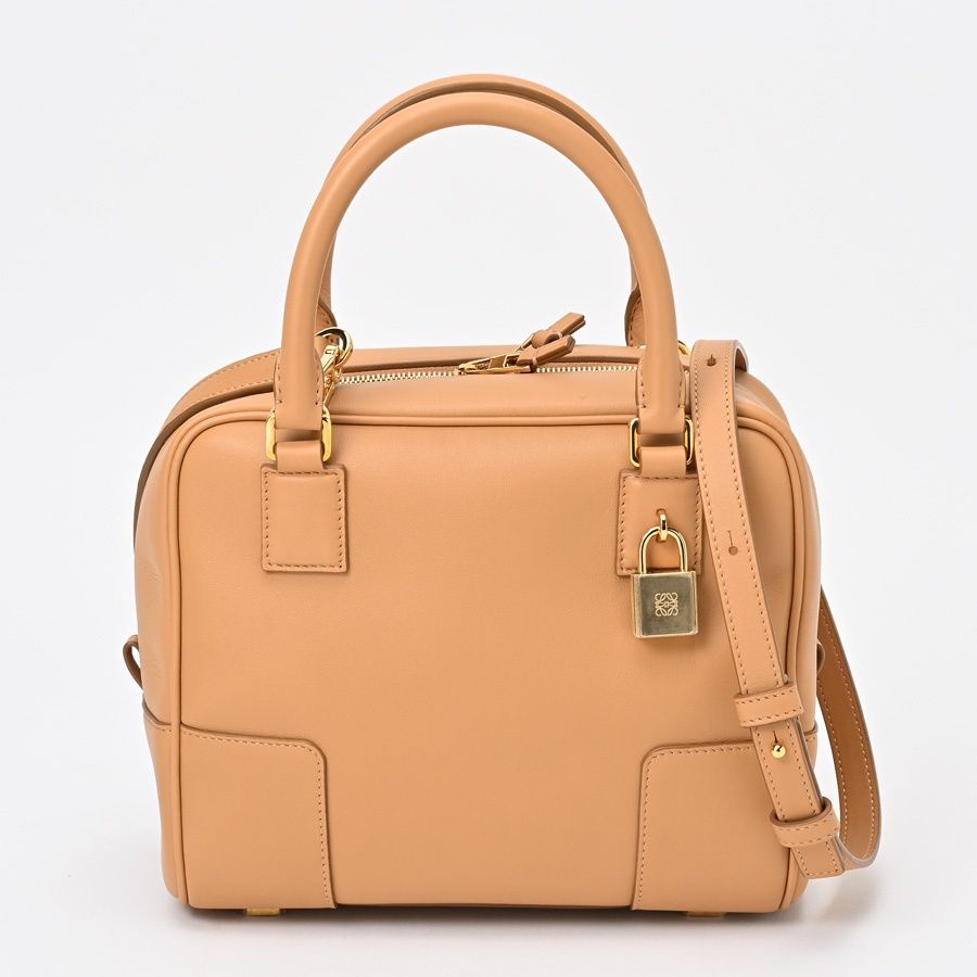 ロエベ / LOEWE アマソナ 19 スクエア バッグ A039N10X03 レザー ウォーム デザート (キャメル系) 【中古】 商品番号  S-155934 - メルカリ