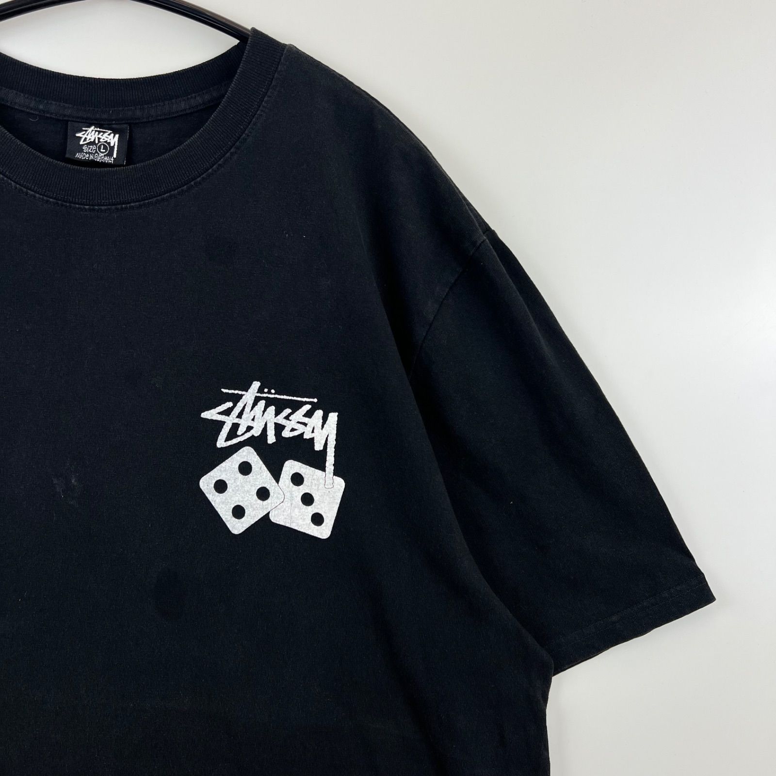 stussy Dice Pigment Dyed tee shirts L ステューシー